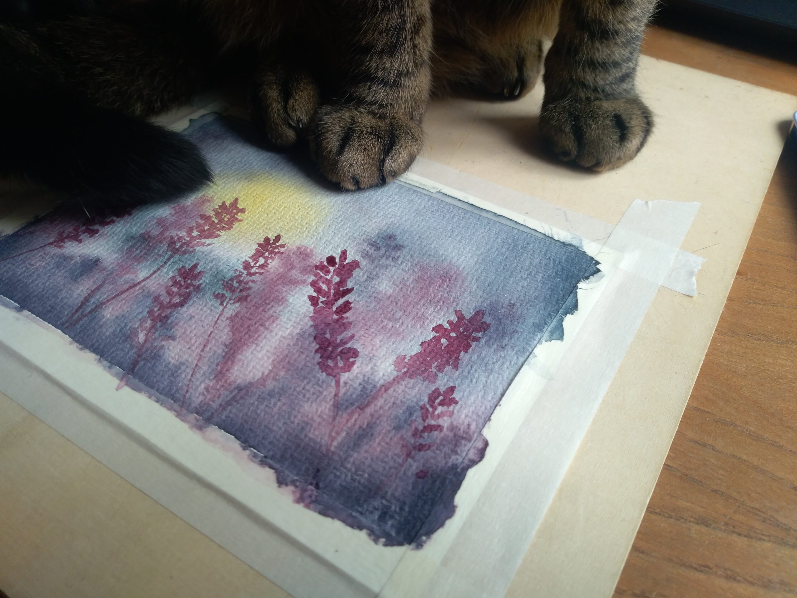 yoga des enfants peindre